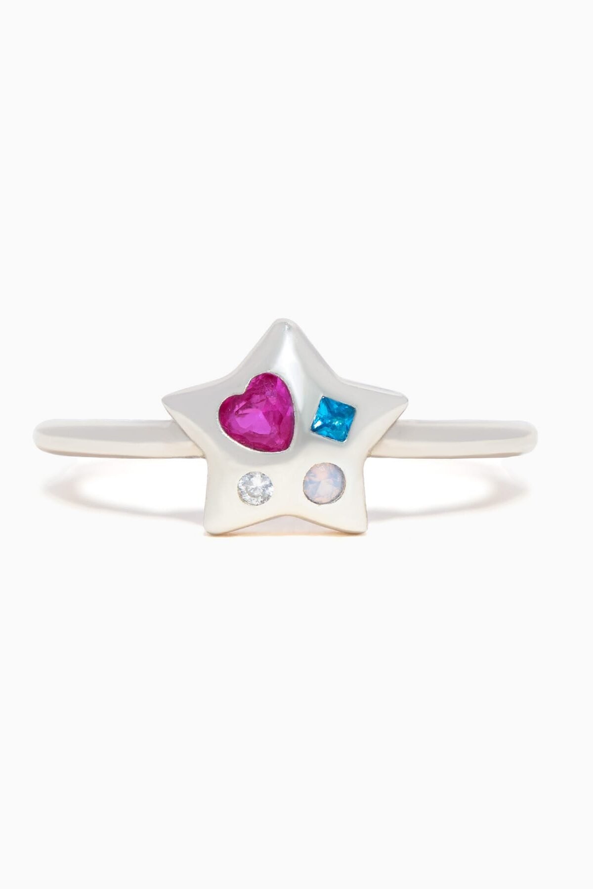 Heart of a Star Sterling Silver Ring