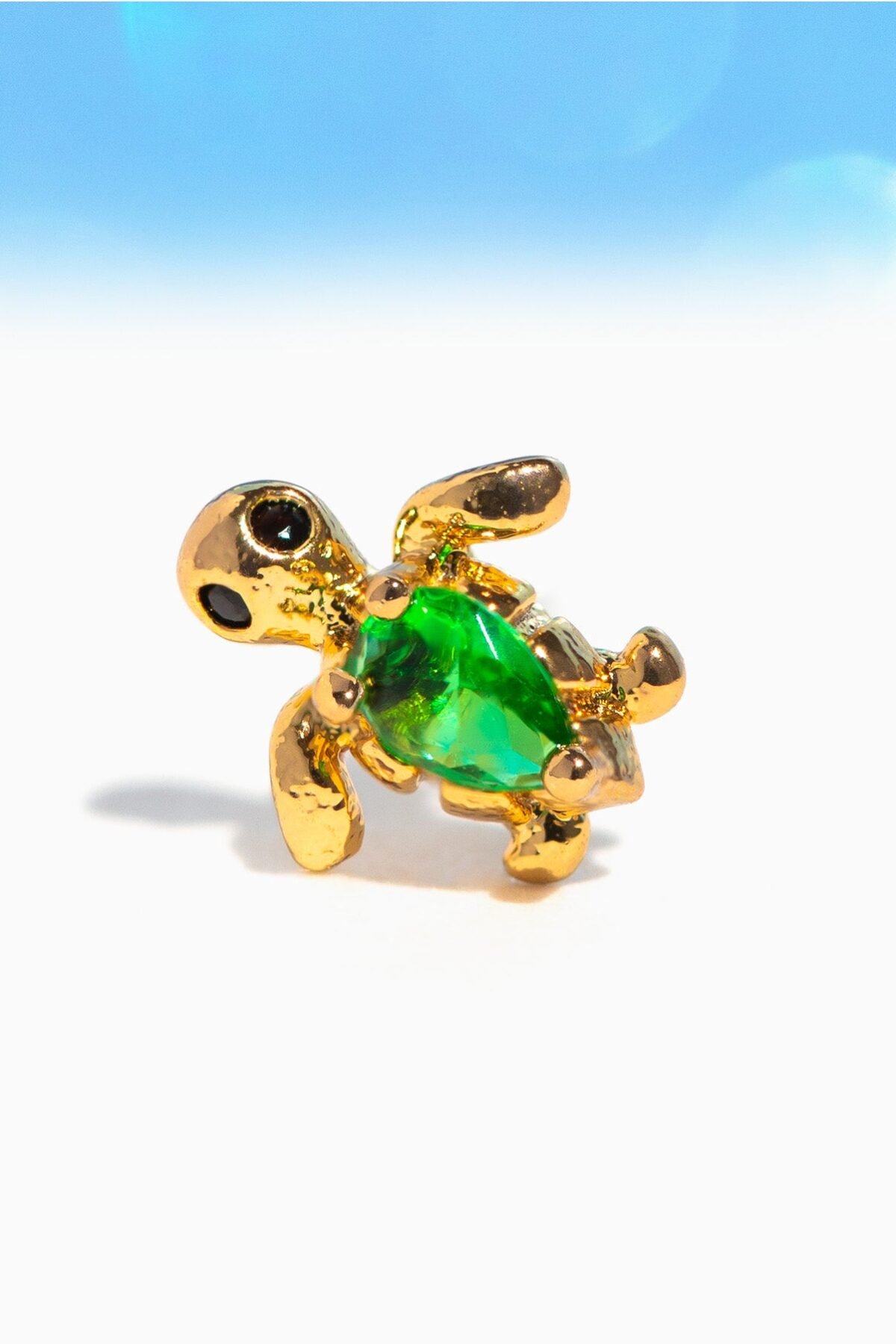 Tiny Turtle Piercing Style Earring