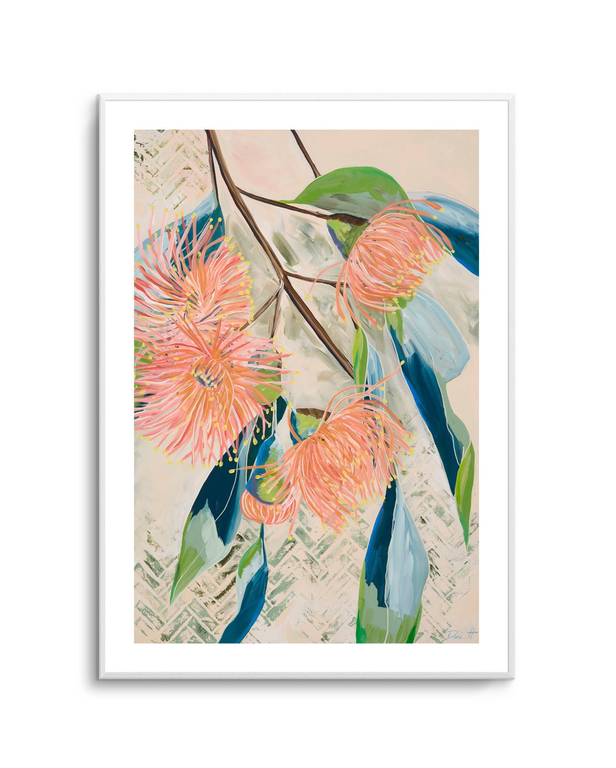 Flowering Pastels by Dani Heyward | Art Print