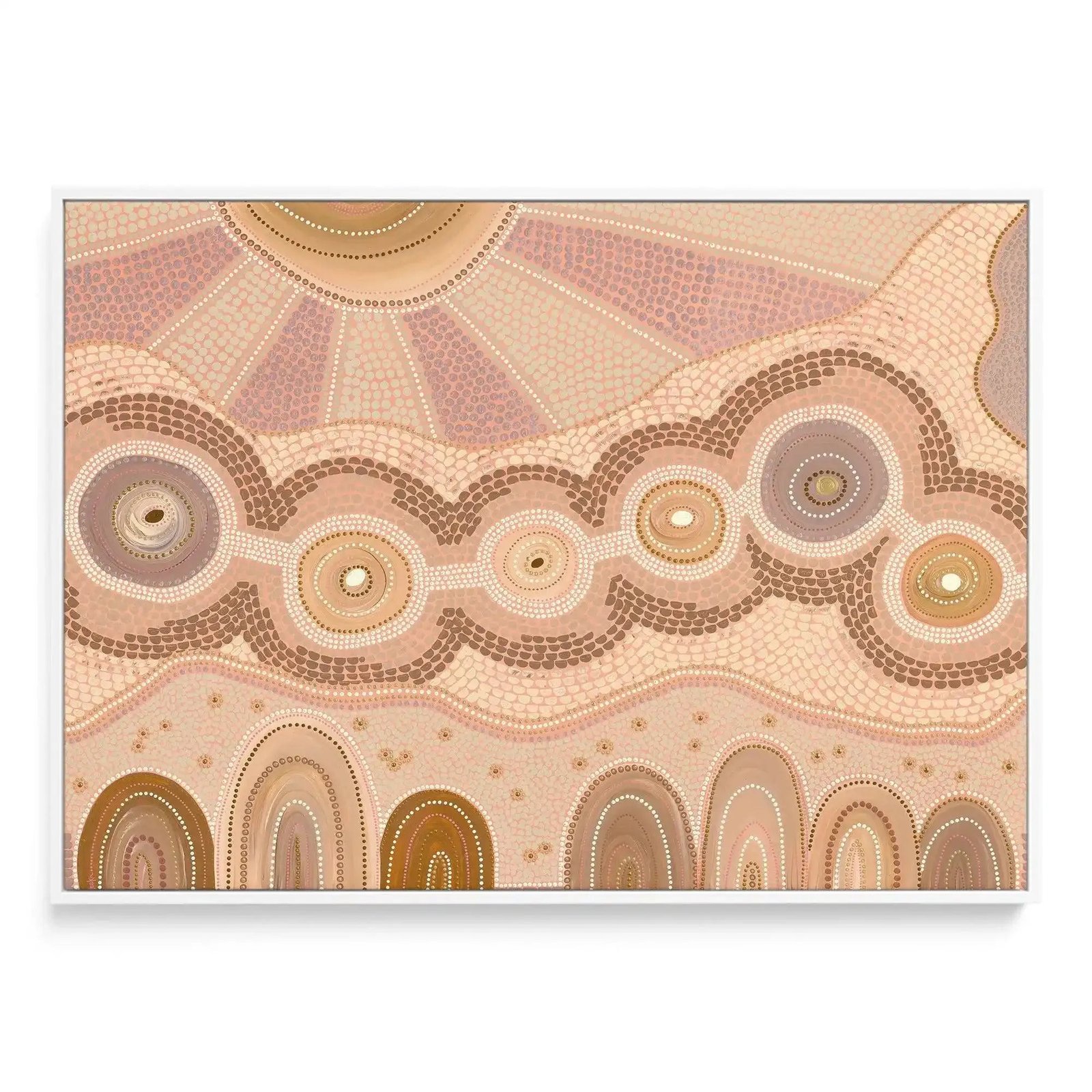 Growing Connections by Fast Wear | Framed Canvas Art Print