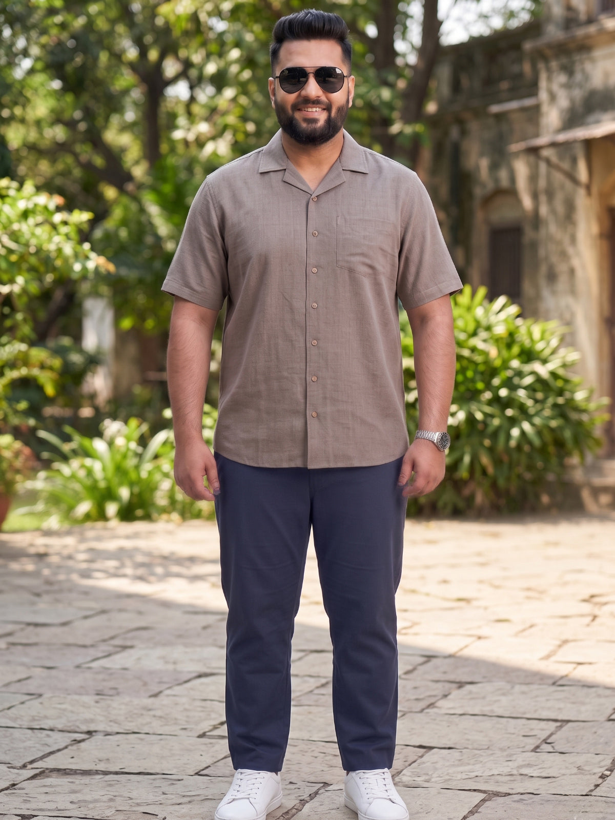 Plus Size Men Casual Shirt