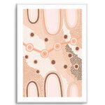 Indigenous Female Journey | Earth by Fast Wear Art Print