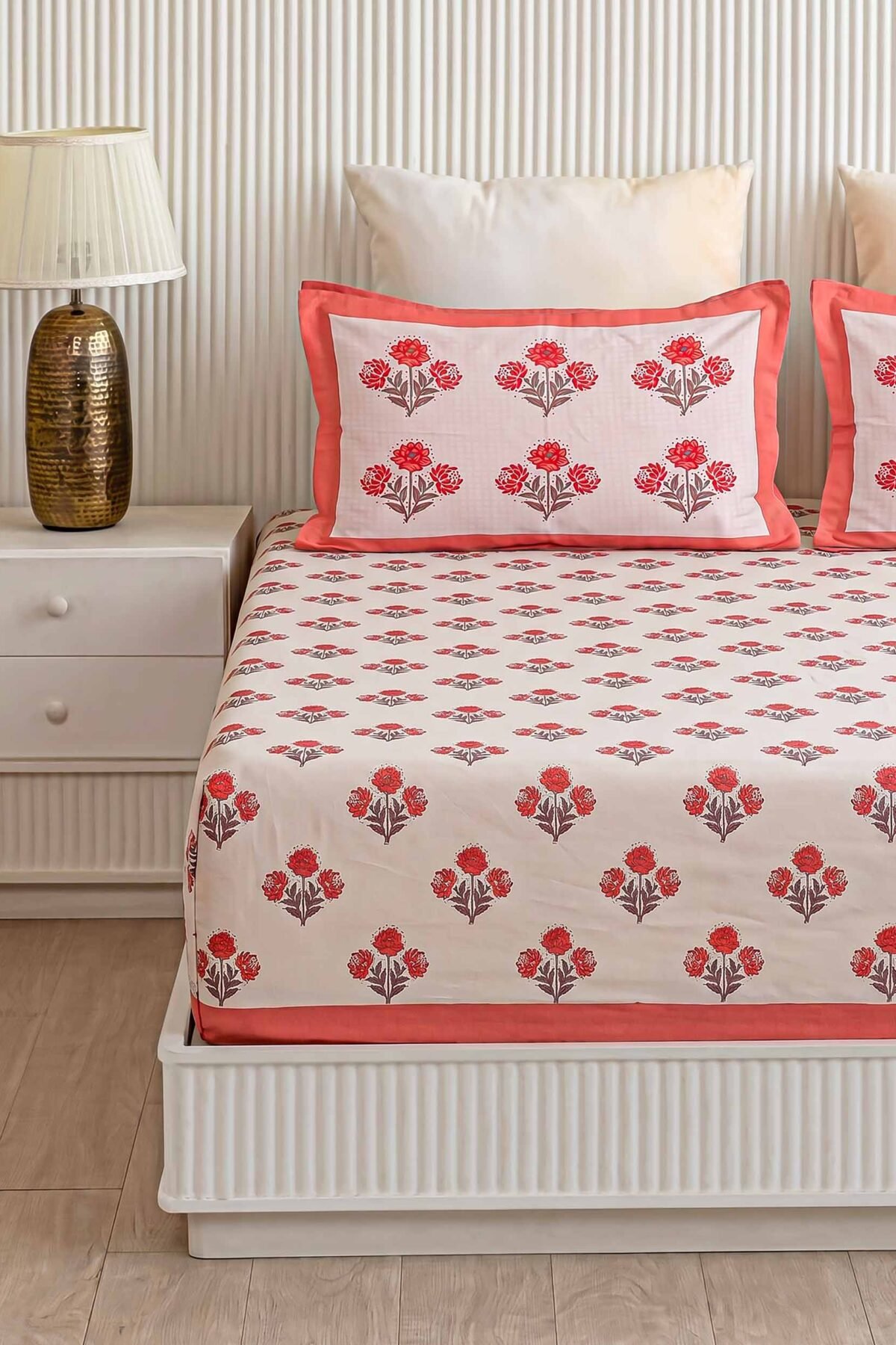 Keshava Kanika Bloom King Size Pure Cotton Bedsheet