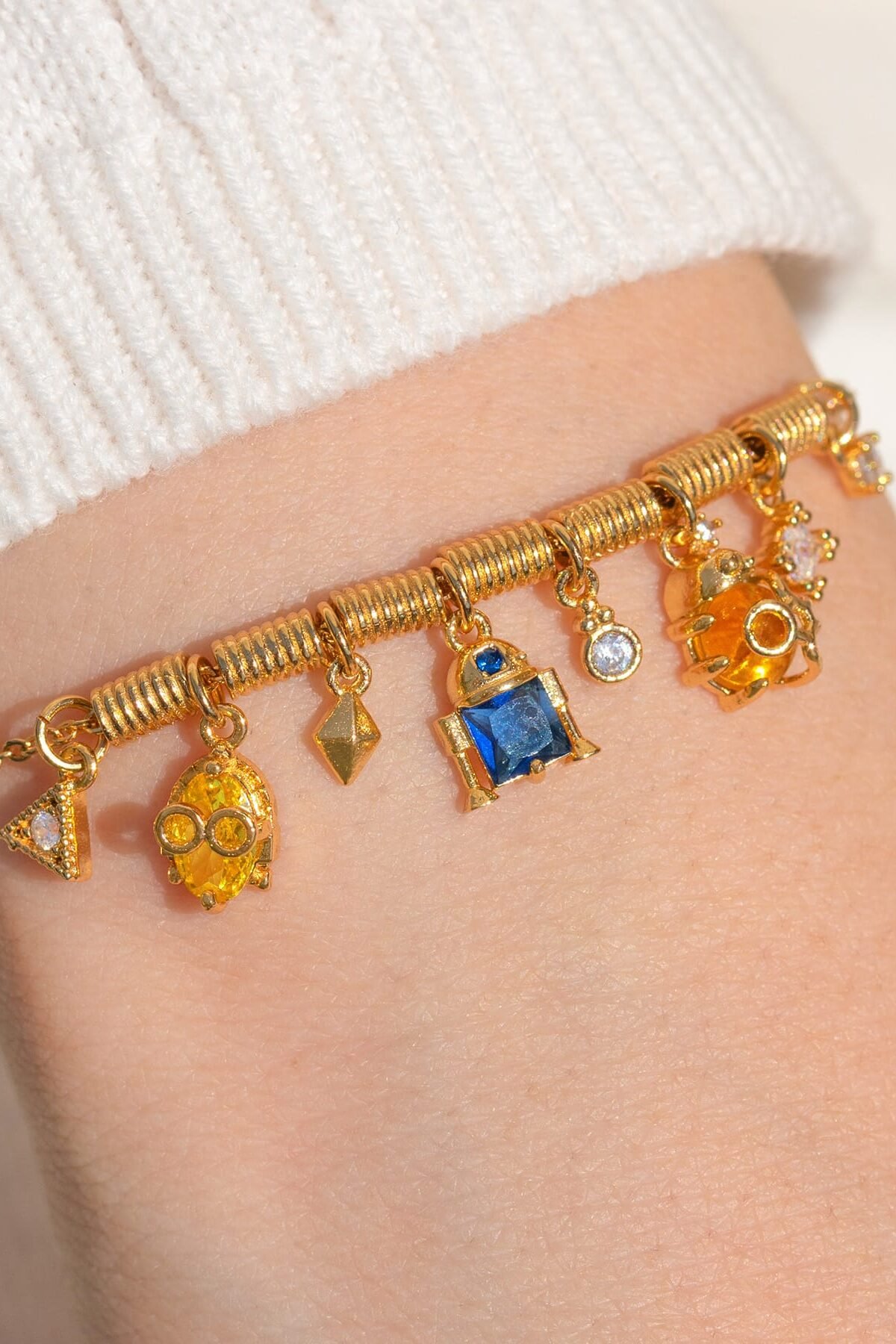 Star  Droids Charm Bracelet