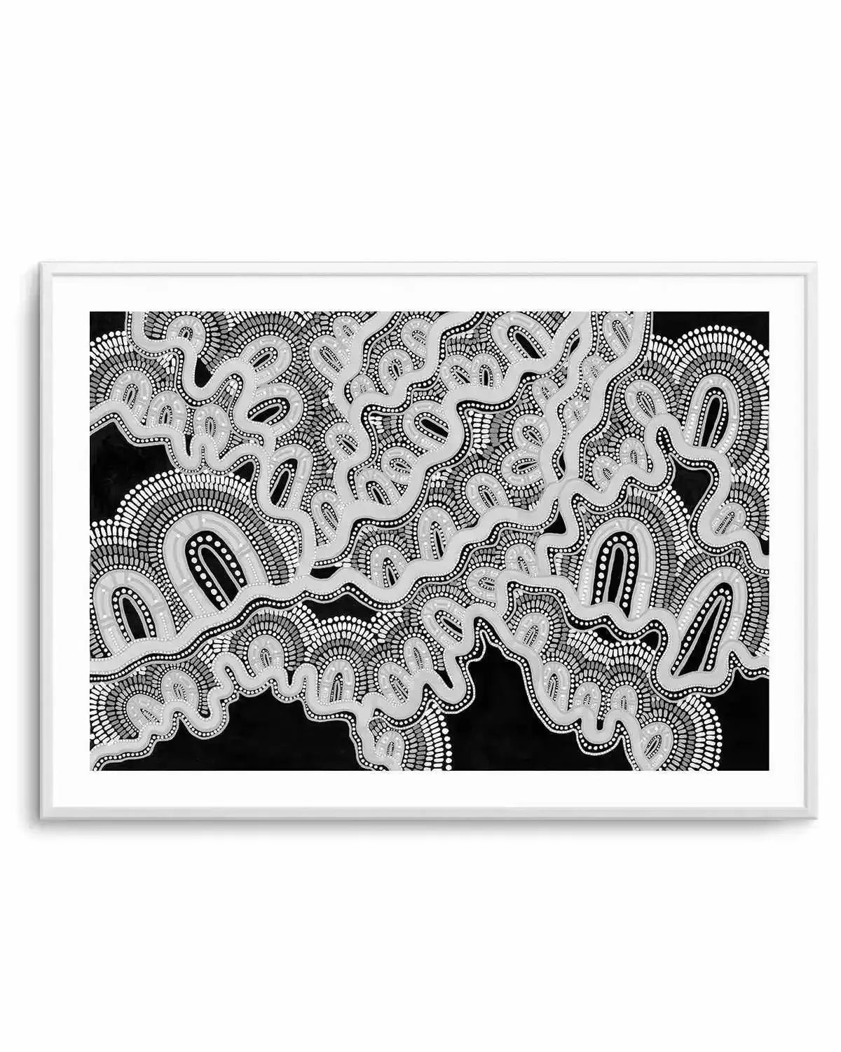 Mother is Earth | Monotone by Fast Wear Art Print