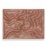 Ngalyipi Jukurrpa (Snake Vine Dreaming) - Purturlu by Ingrid Napangardi Williams | Framed Canvas Art Print