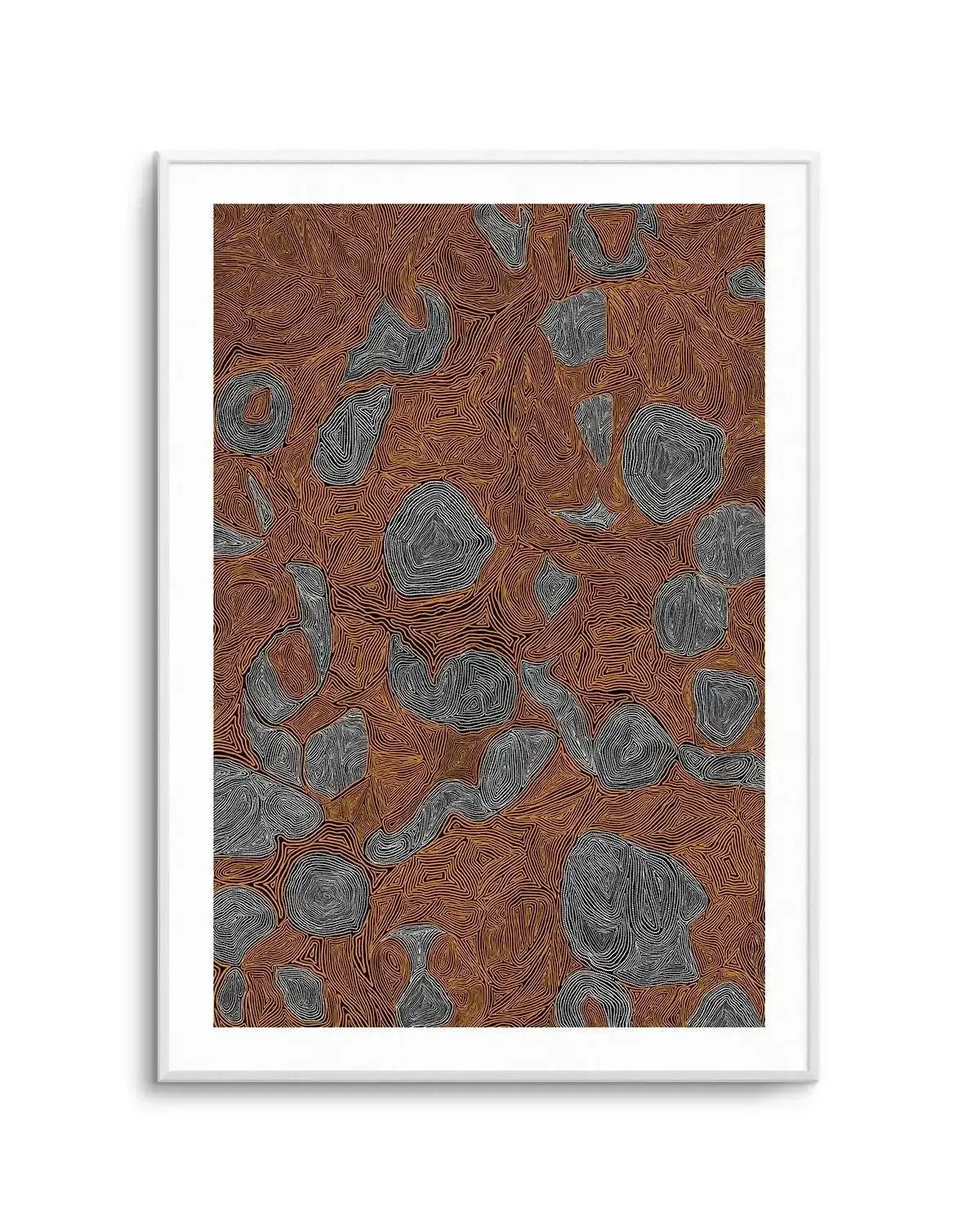 Systems | Burnt Orange by Fast Wear Art Print