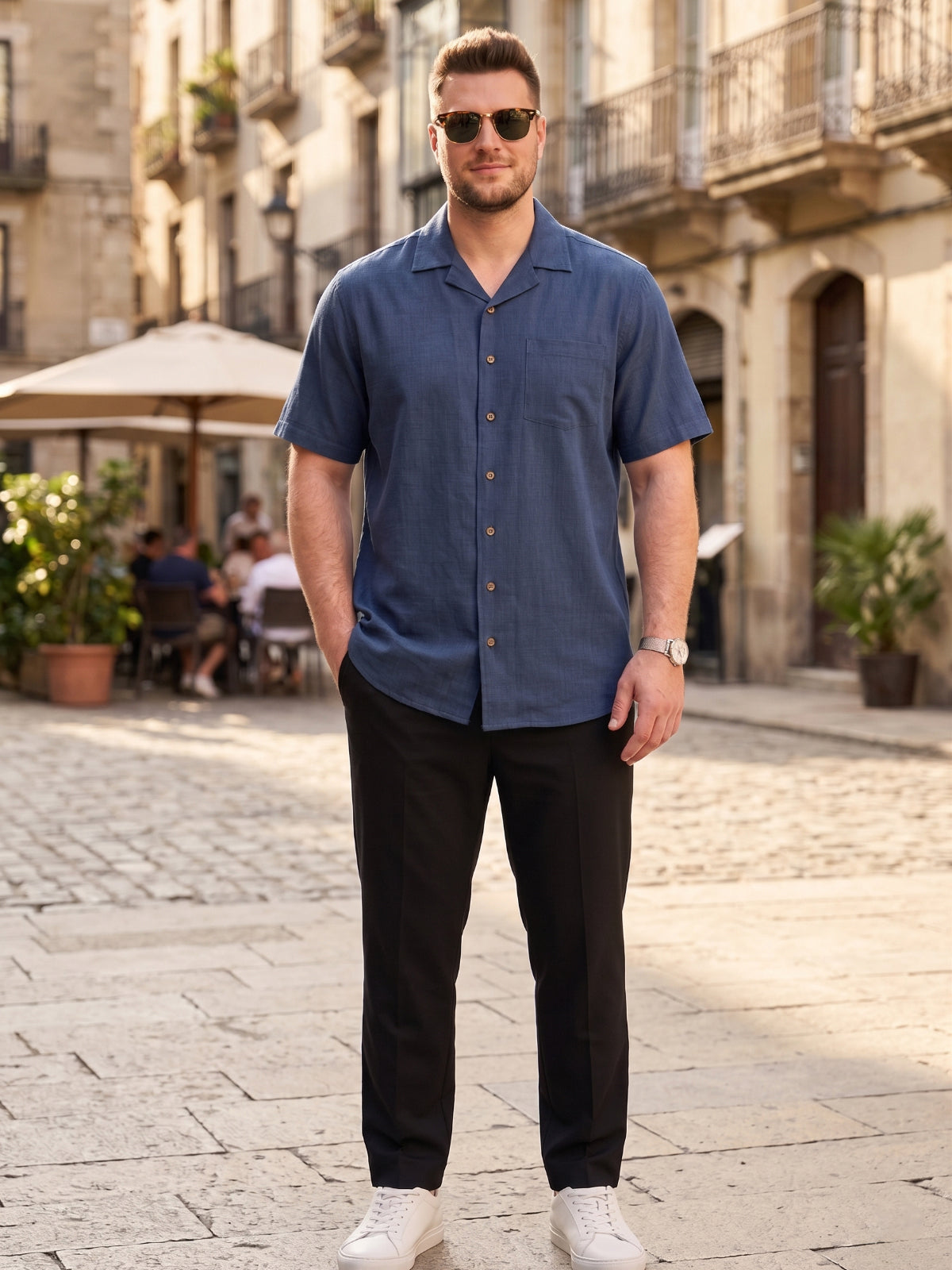 Plus Size Men Casual Shirt