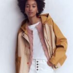 Women's Brown Lightweight Waterproof Rain Jacket Stylish Rain Protection