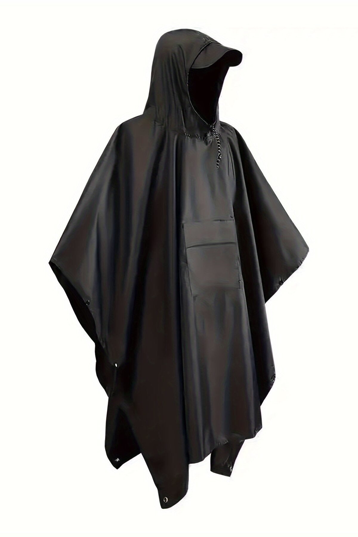 Lightweight Waterproof Hooded Rain Poncho for Men Outdoor Activities