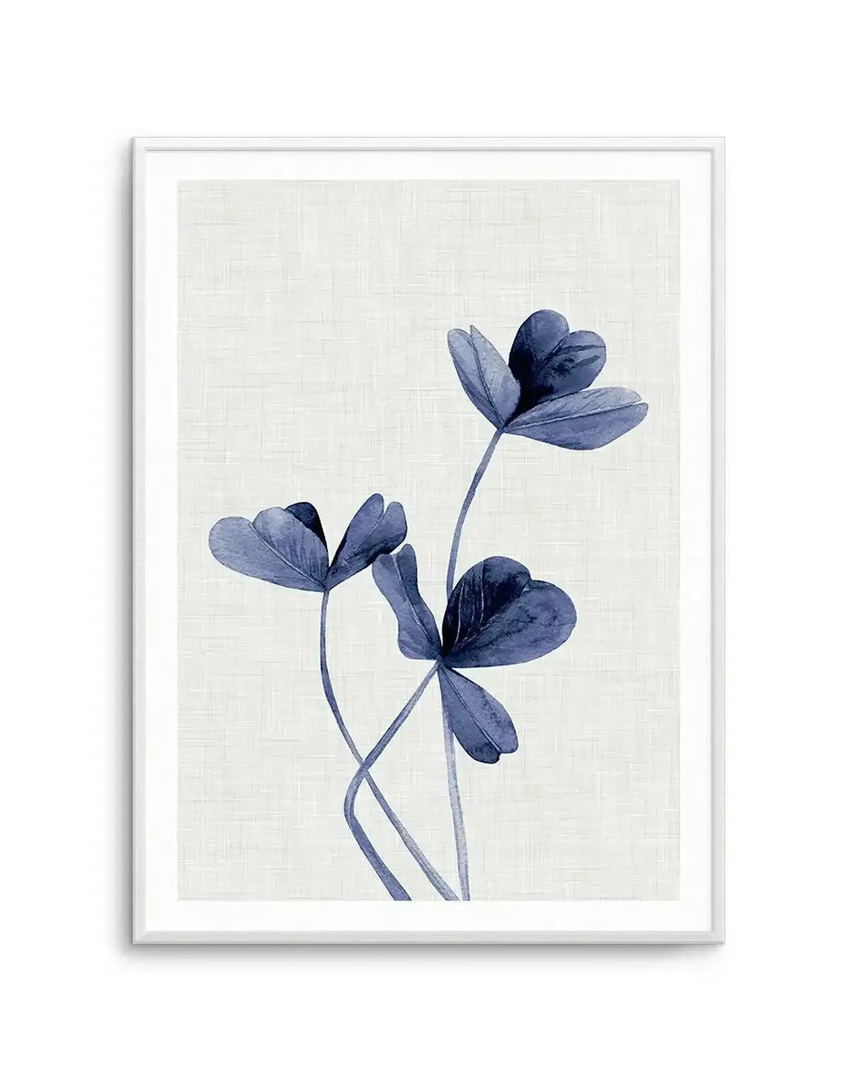 Clover | Navy Art Print