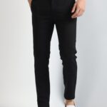 Men Premium Cotton-Linen Blend Pants | Black