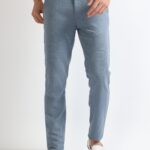 Men Premium Cotton-Linen Blend Pants | Teal