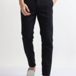 Men Premium Cotton-Linen Blend Pants | Navy