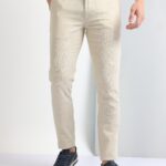 Men Premium Cotton-Linen Blend Pants | Beige