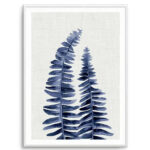 Fern | Navy Art Print