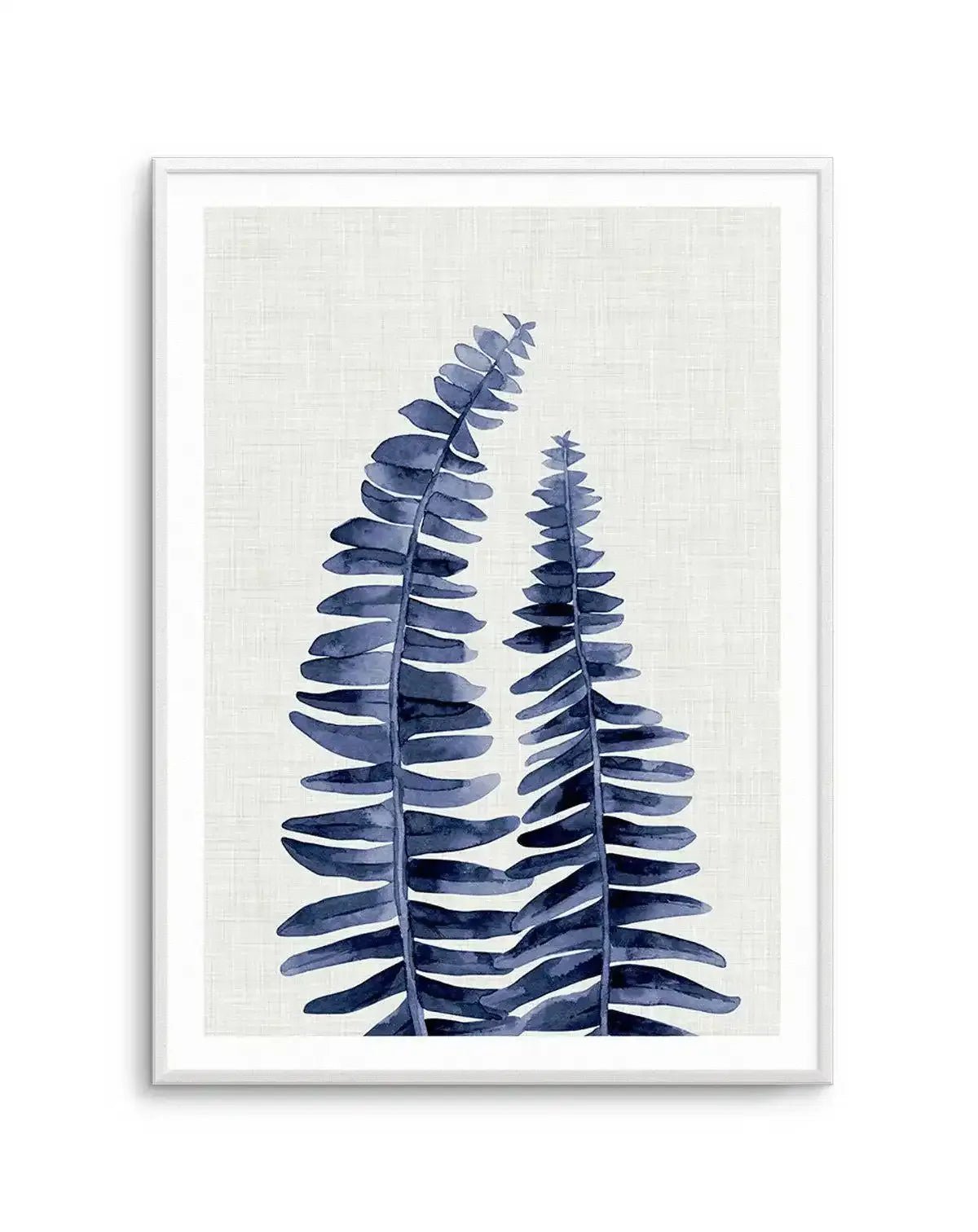 Fern | Navy Art Print