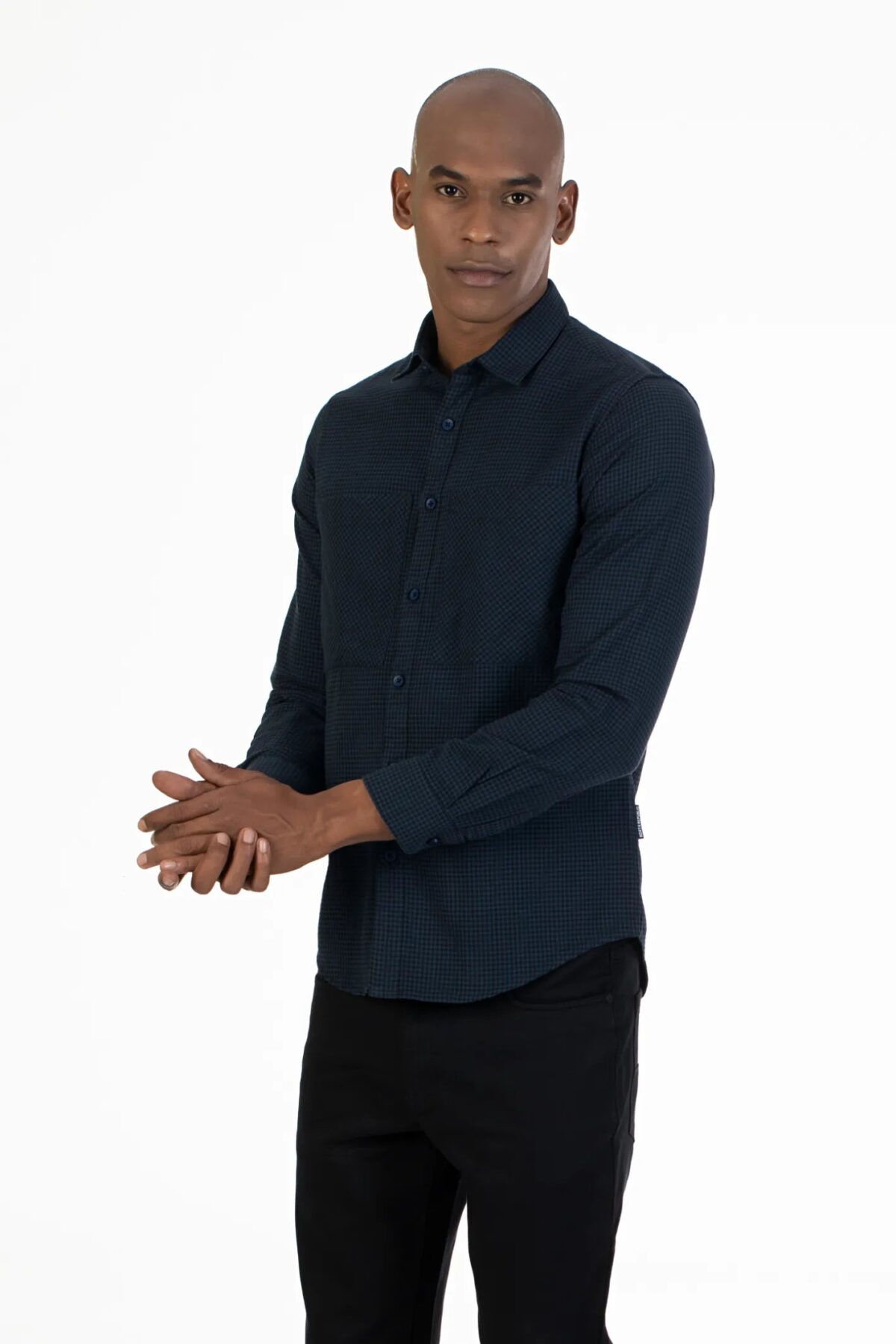 Men Rich Flannel Shadow Shirt | Burgundy Depth