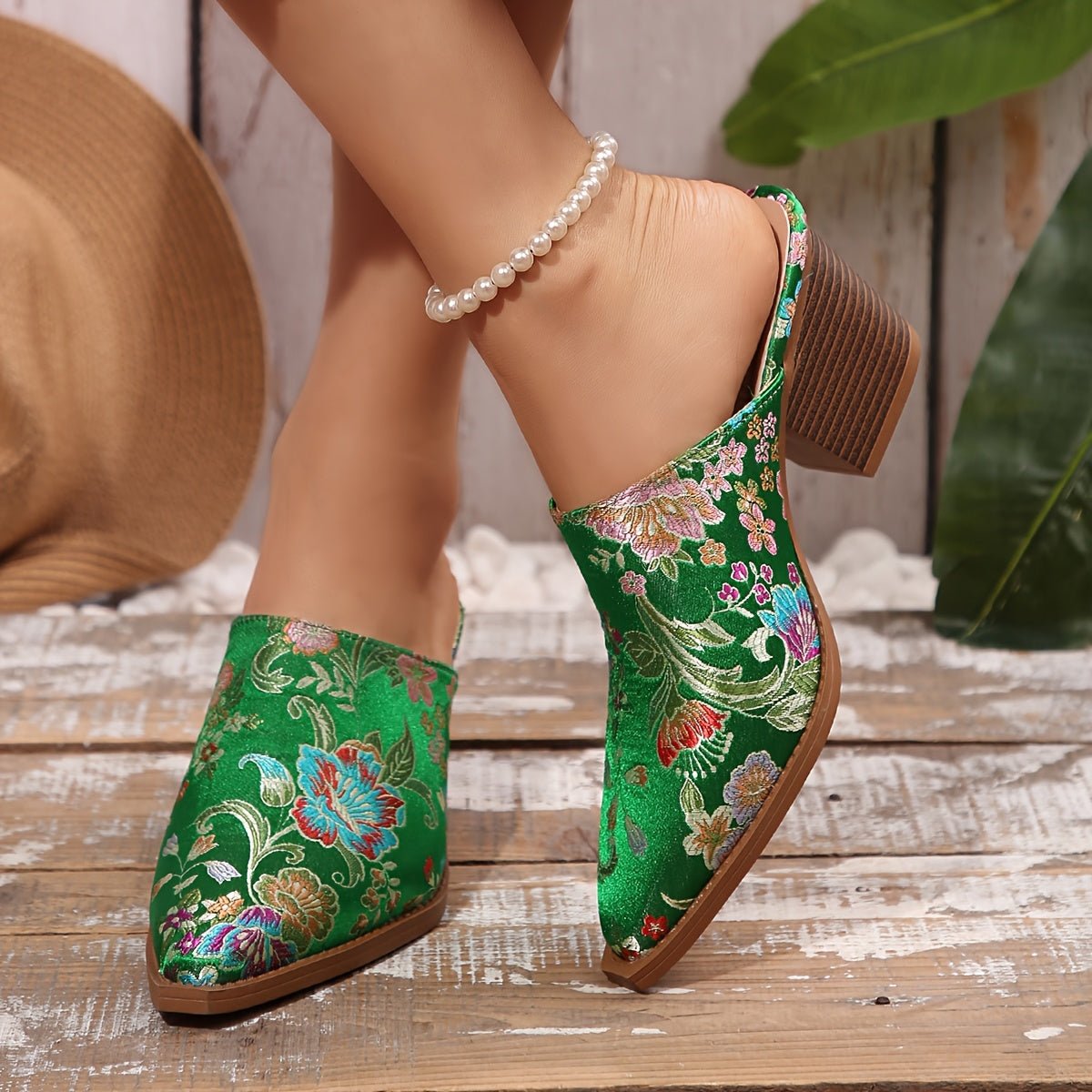 Eden Block Heel Mule
