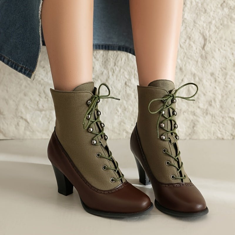 Margaux Victorian Canvas Boot