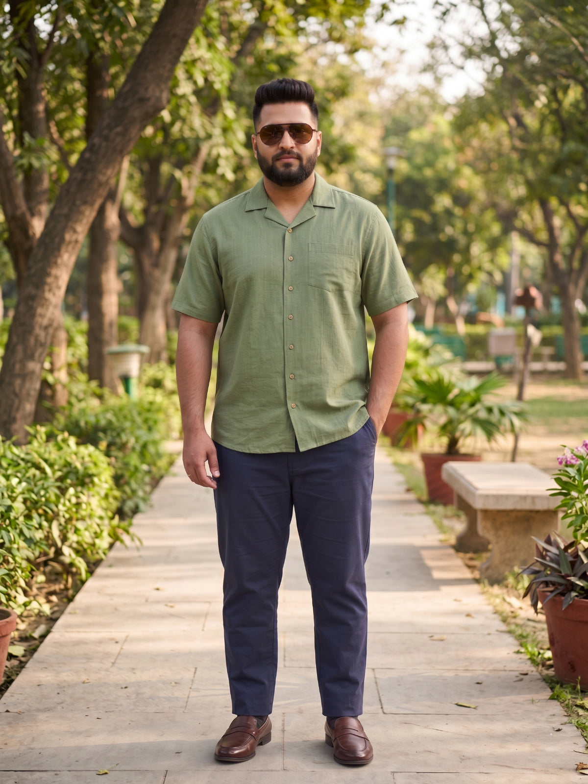 Plus Size Men Casual Shirt
