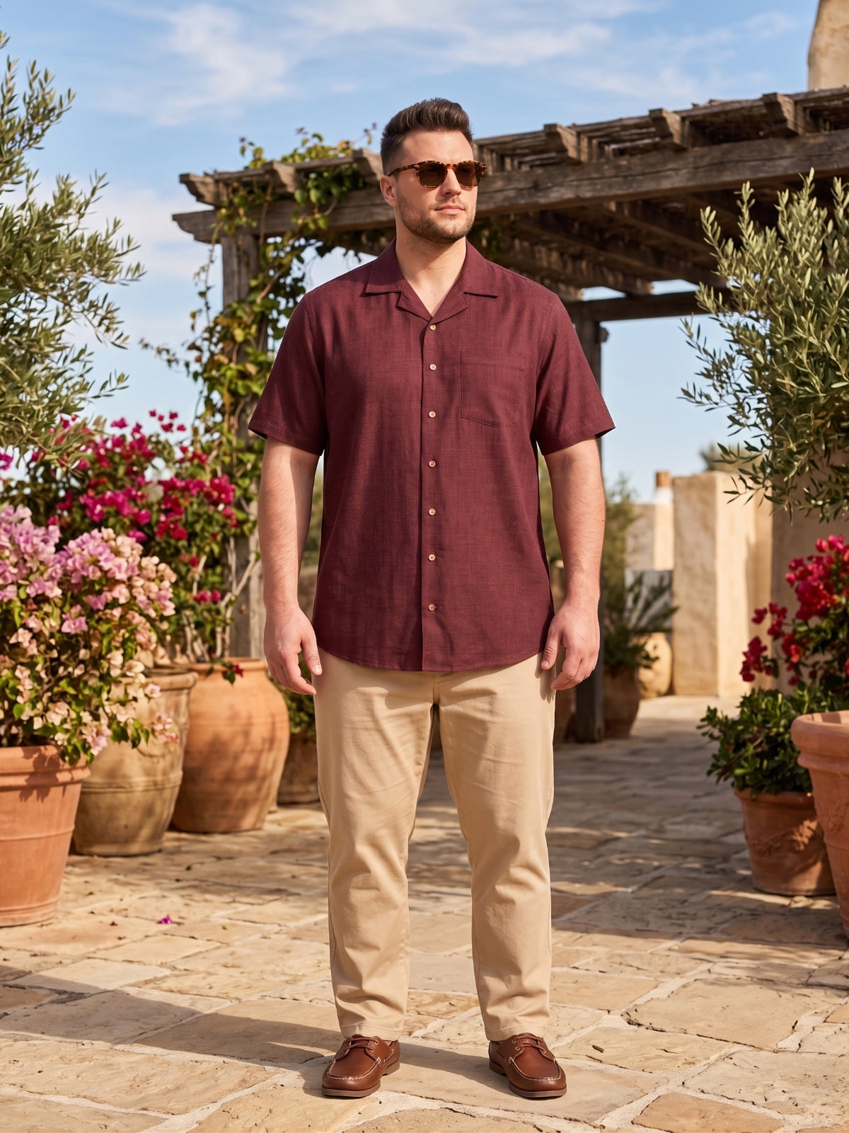 Plus Size Men Casual Shirt