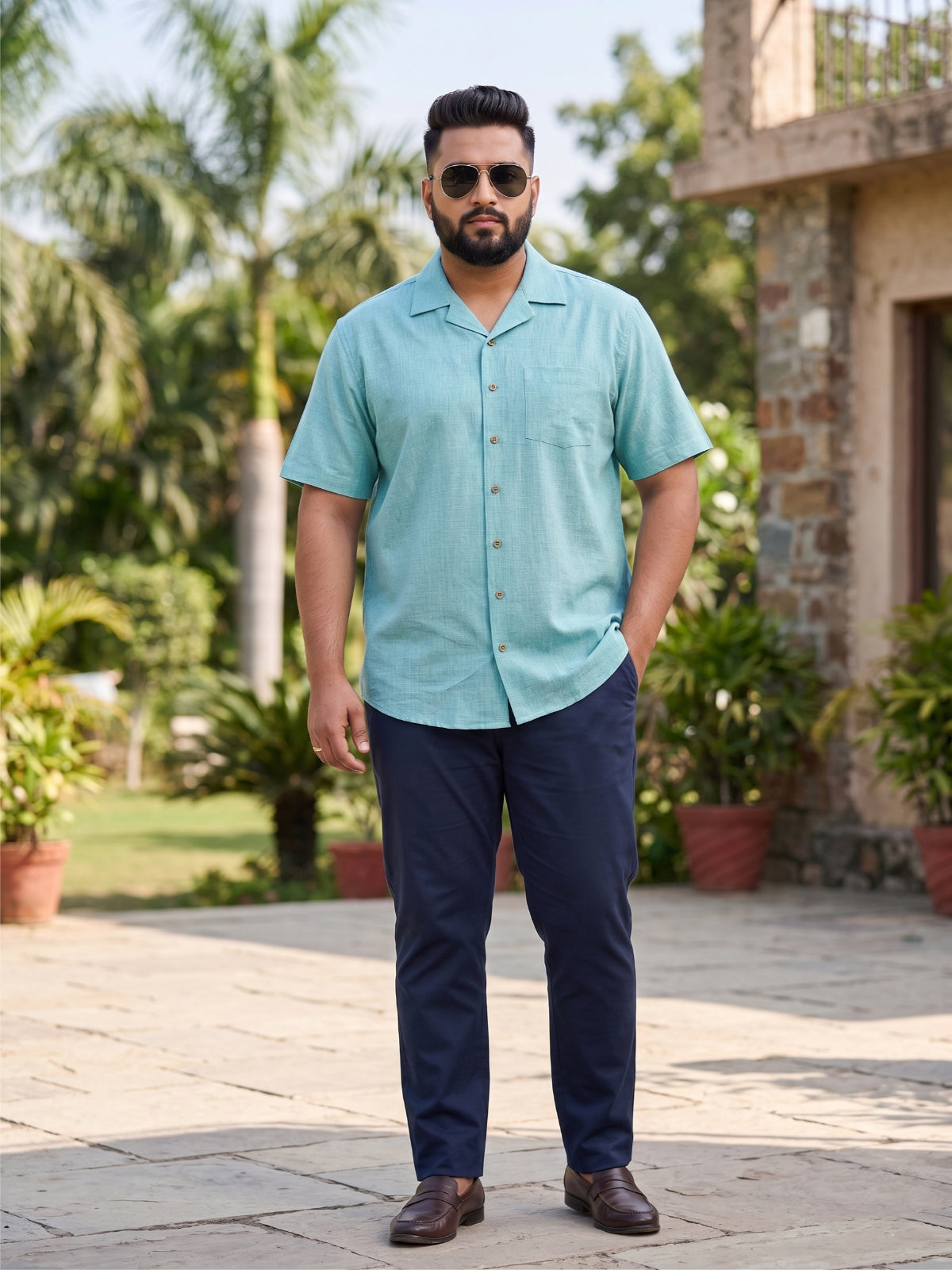 Plus Size Men Casual Shirt