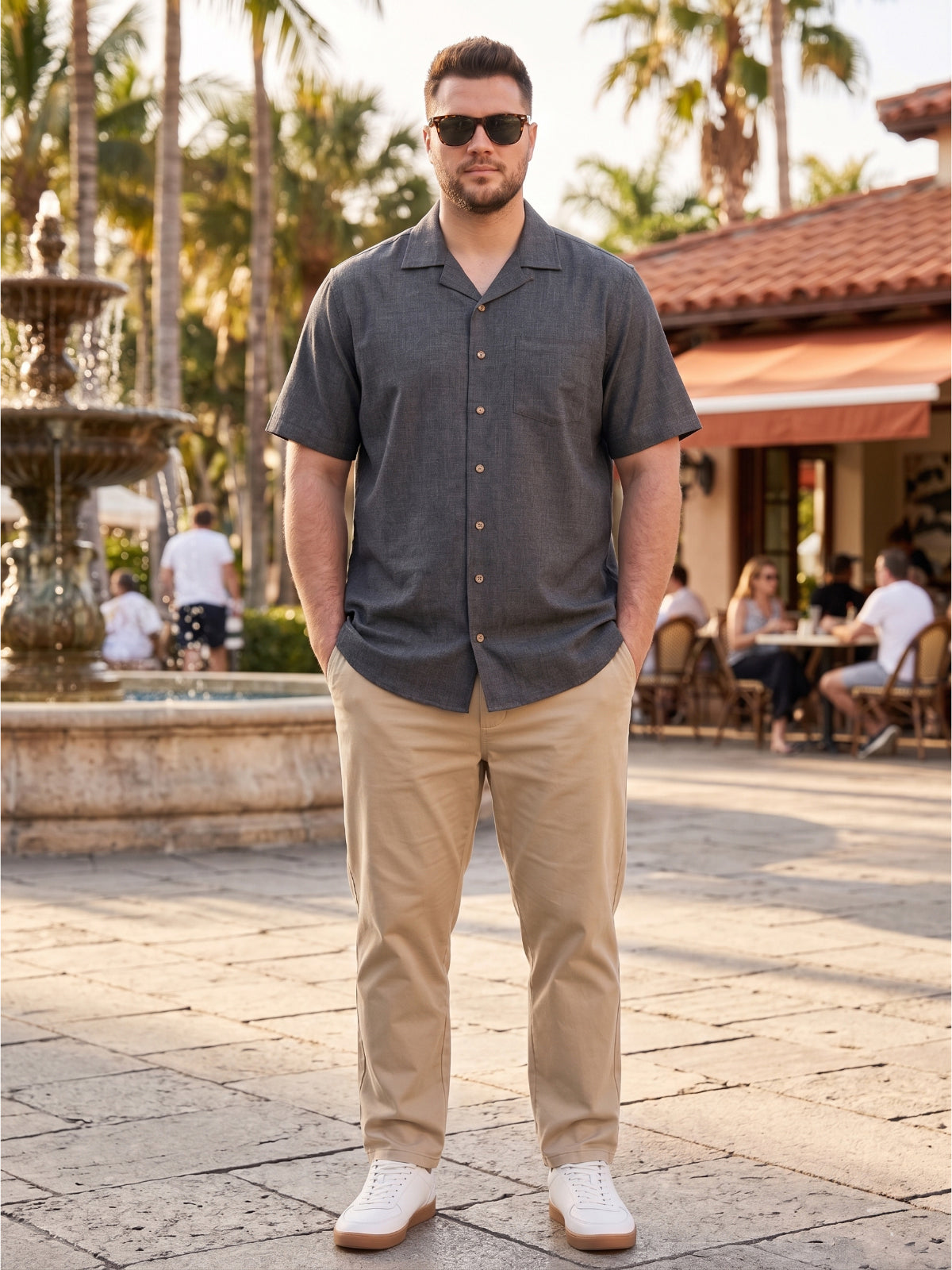 Plus Size Men Casual Shirt
