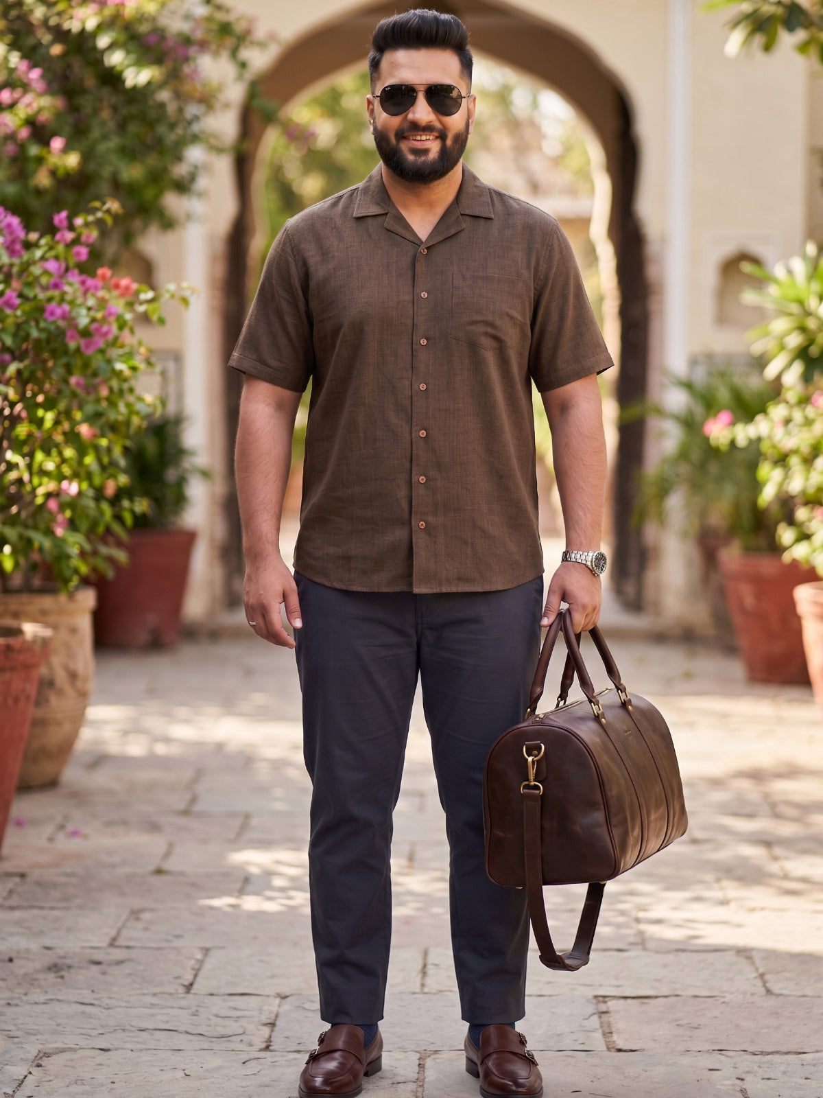 Plus Size Men Casual Shirt