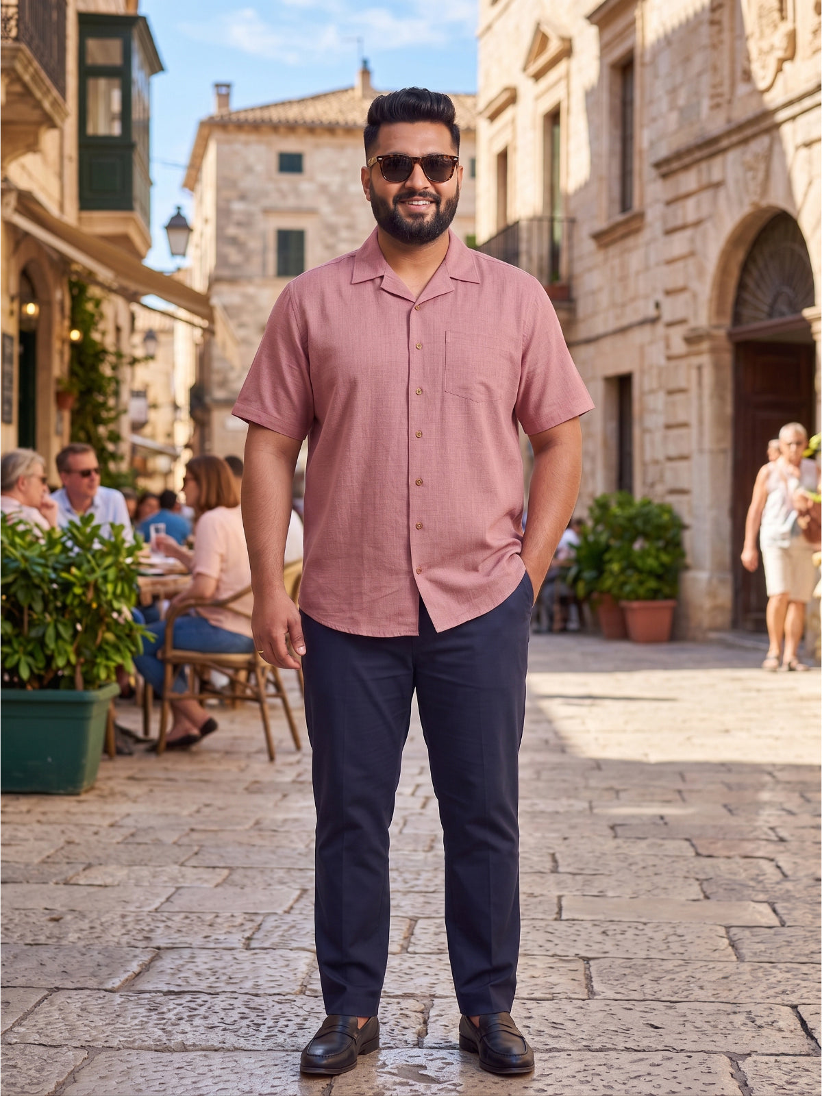 Plus Size Men Casual Shirt