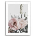 Pink Lisianthus I Art Print