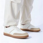 Fast Wear White Suede-DFast Wearil Lace-Up Sneakers