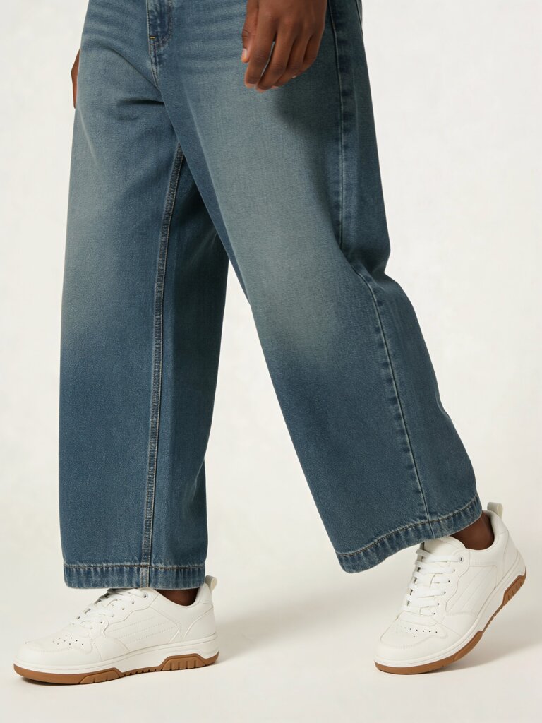 Fast Wear White Perforated Lace-Up Sneakers