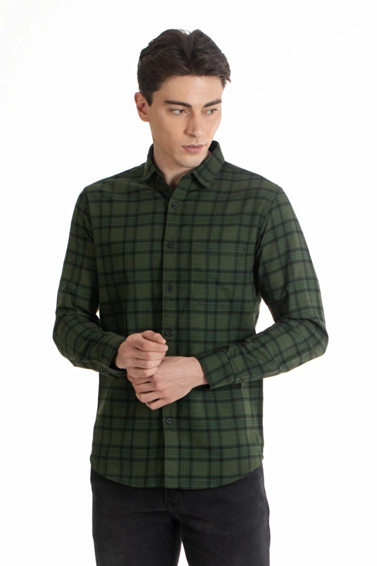 Men Blue  Shadow Shirt | Sky Ripple