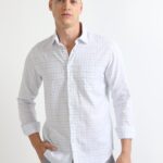 Men Grey  Pocket Shirt | Morning Mist