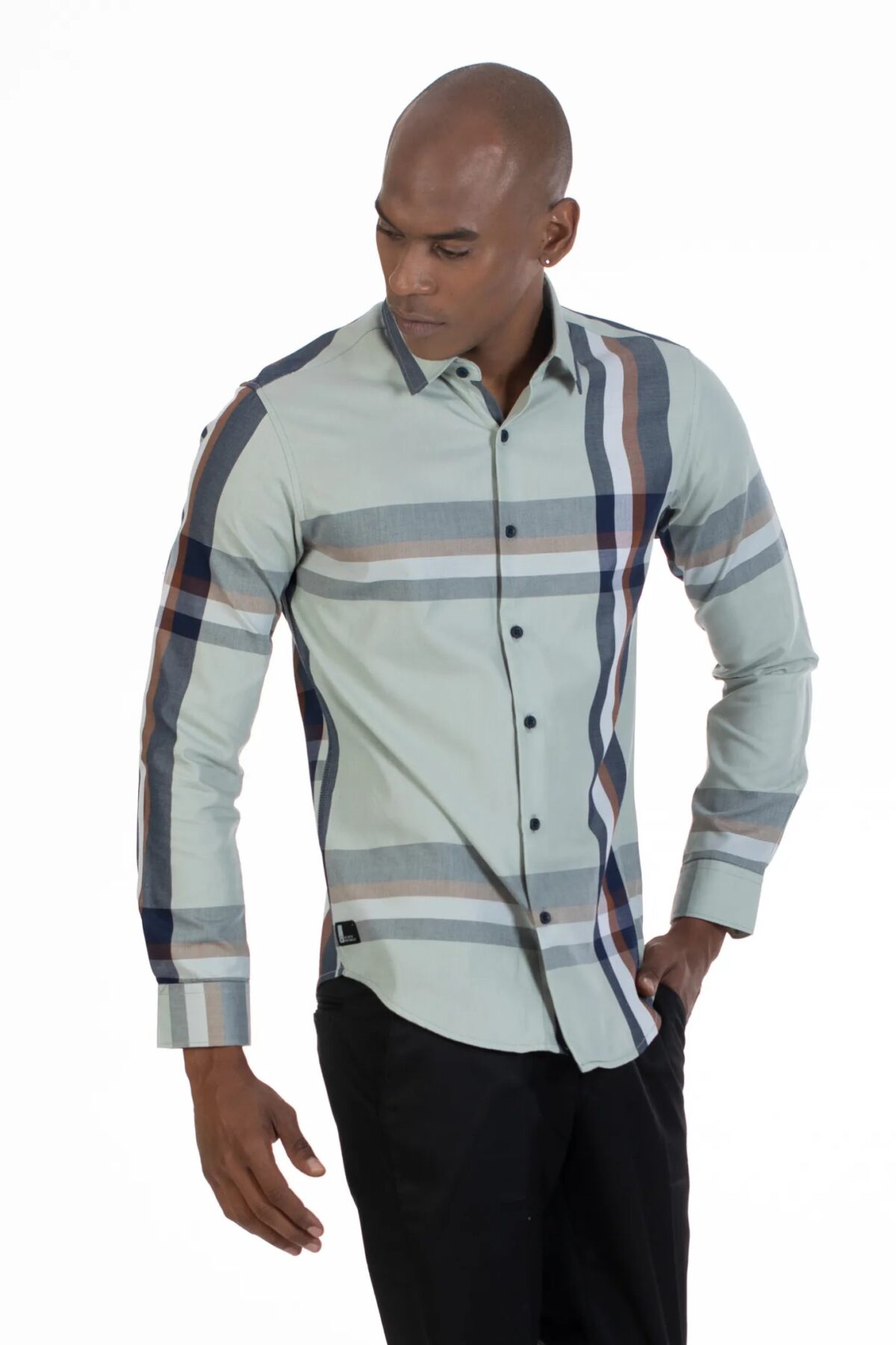 Men Rust Shadow Shirt | Autumn Ember